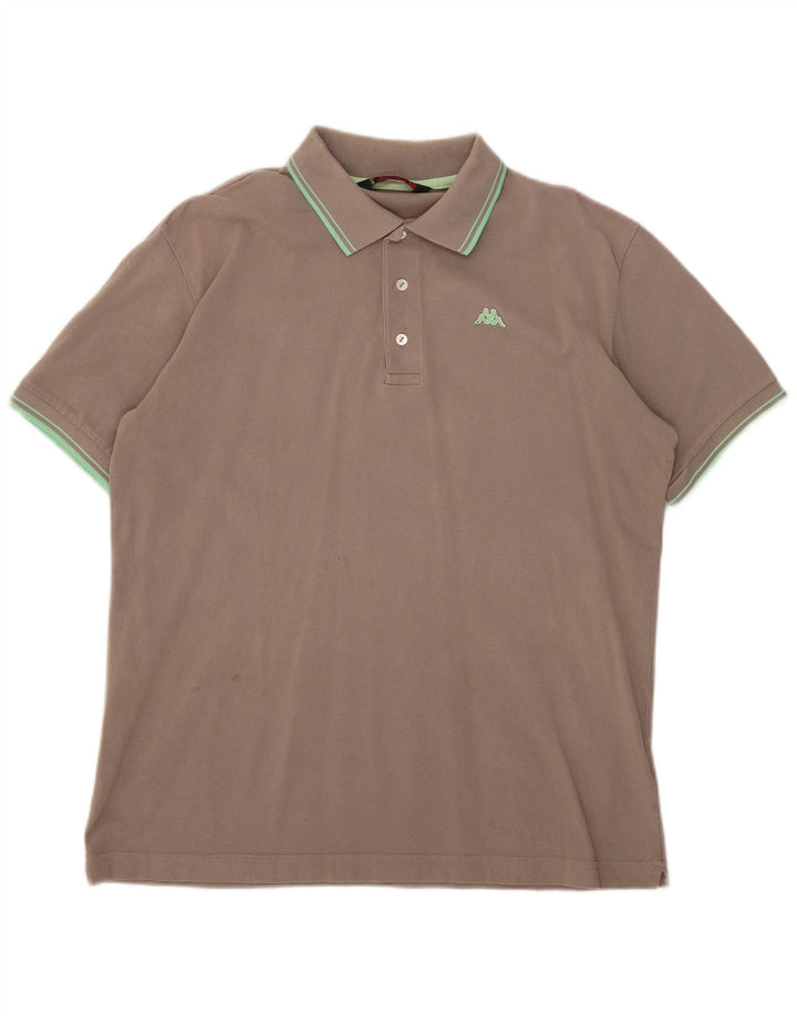 Kappa Herren Poloshirt XL Grau