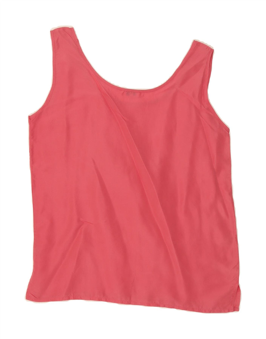 MILANO Womens Sleeveless Blouse Top IT 40 Small Pink Silk Vintage milano and Second-Hand milano from Messina Hembry 