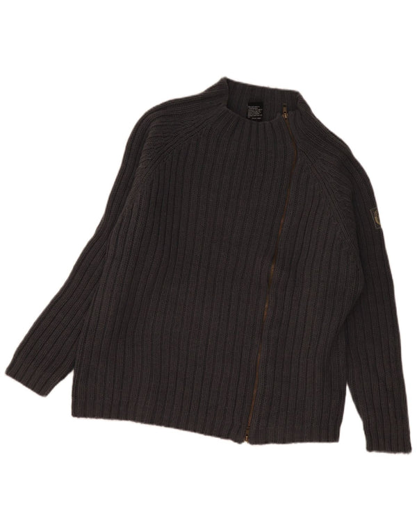 Scorpion Bay Pull cardigan surdimensionné pour femme UK 14 Acrylique gris moyen