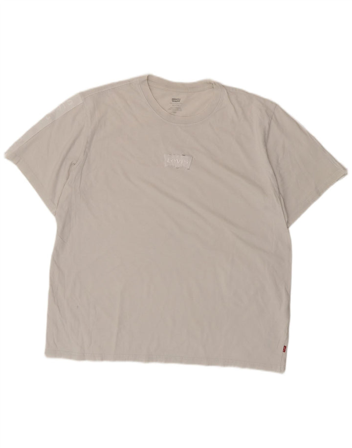 Levi's Mens Relaxed Fit T-Shirt Top Large White Cotton