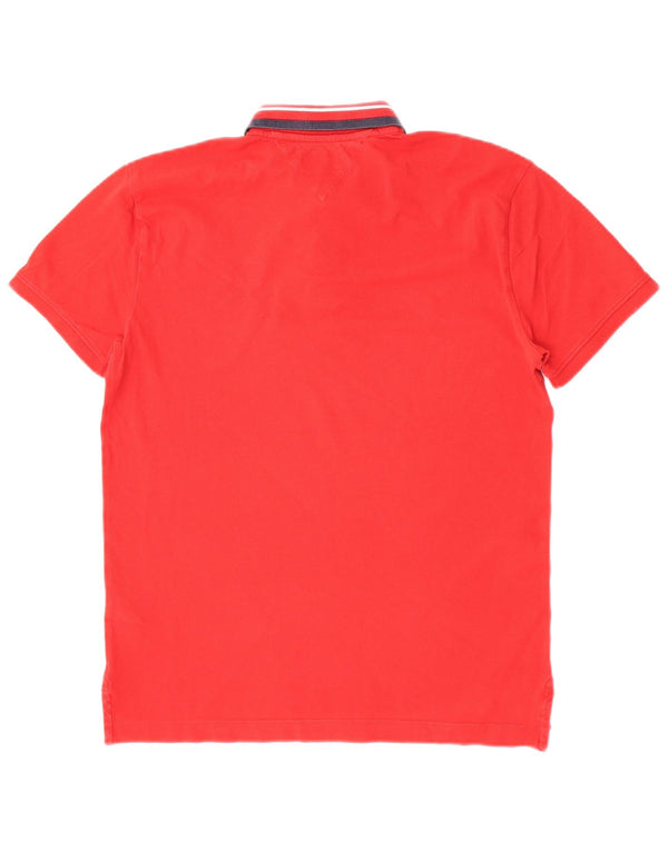 Tommy Hilfiger Herre poloshirt Medium rødstribet bomuld