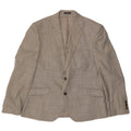 Marks & Spencer Mens Tailored 2 Button Blazer Jacket UK 42 Large Grey Check