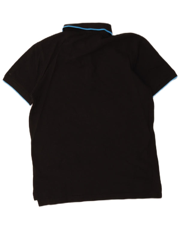 Puma Mens Polo Shirt Small Black Cotton