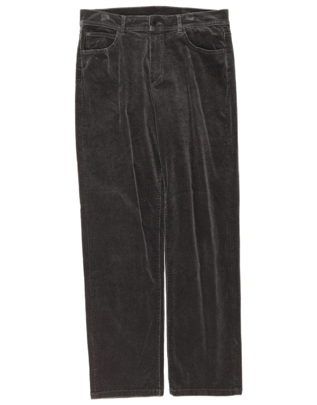 Massimo Dutti Womens Corduroy Trousers EU 40 Medium W30 L31 Navy Blue