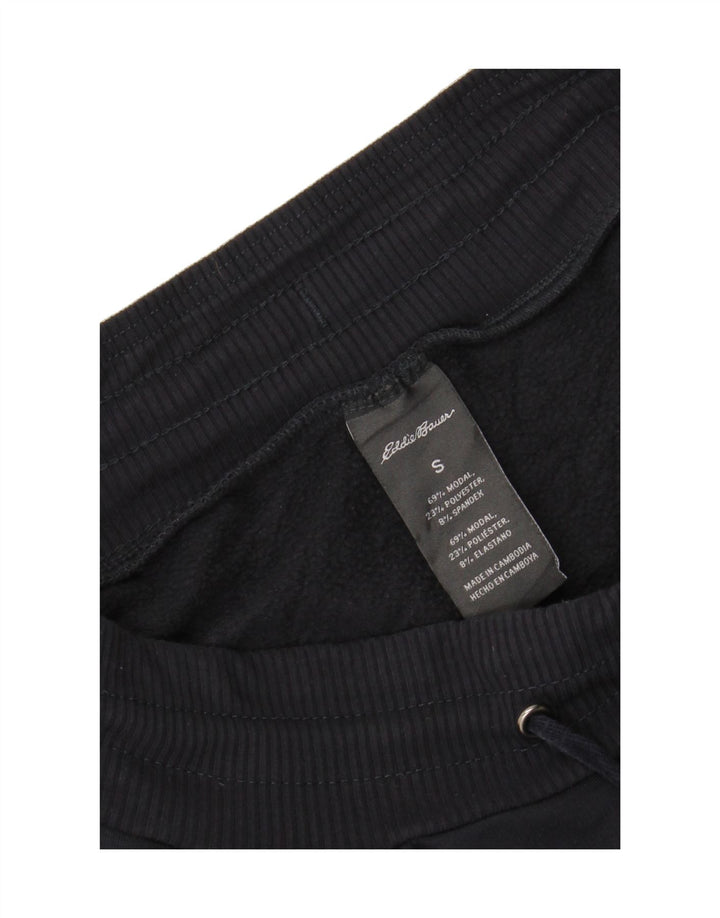 EDDIE BAUER Womens Tracksuit Trousers UK 10 Small  Navy Blue Modal Vintage Eddie Bauer and Second-Hand Eddie Bauer from Messina Hembry 