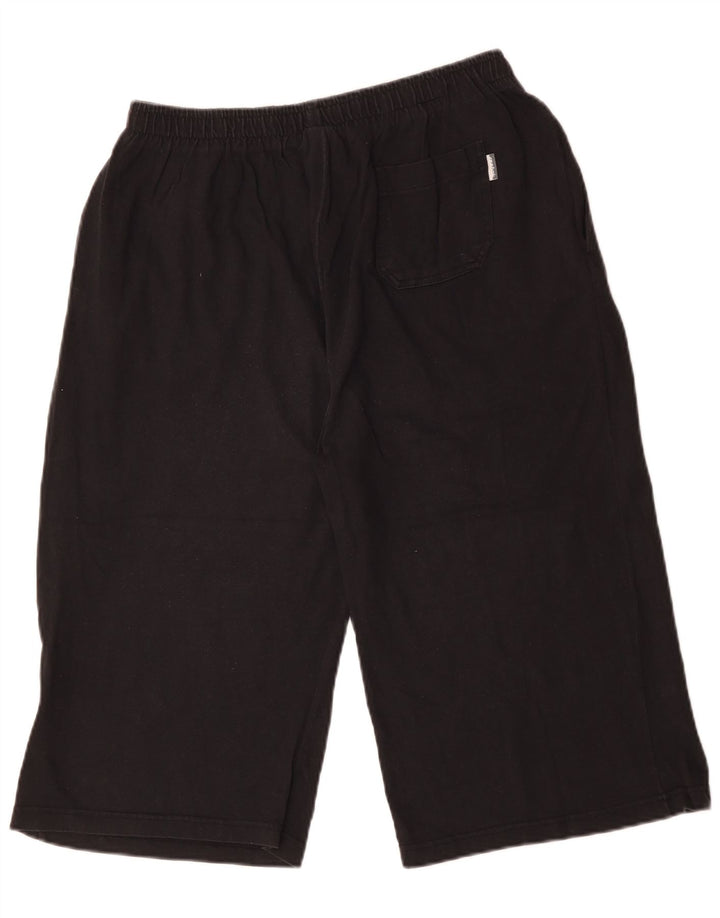 Reebok Mens Bermuda Sport Shorts XL Black Cotton