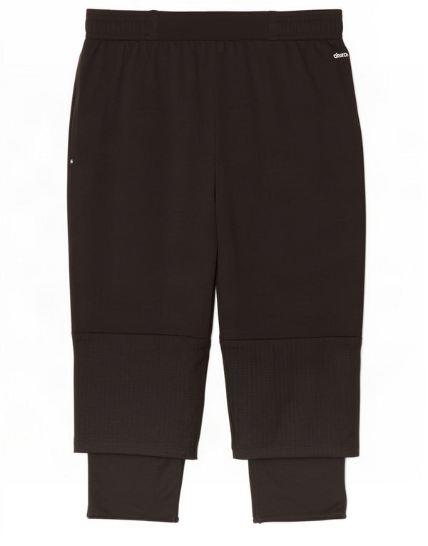Adidas Pantalon de Survêtement Adizero Capri Garçon 13-14 Ans Noir Polyester