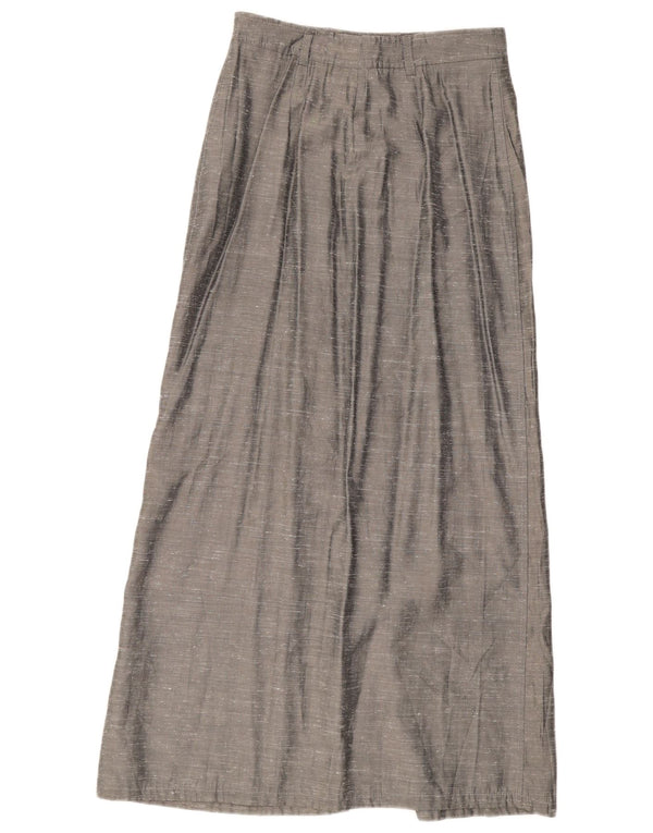 Vintage Womens Maxi Skirt W28 Medium Grey Flecked