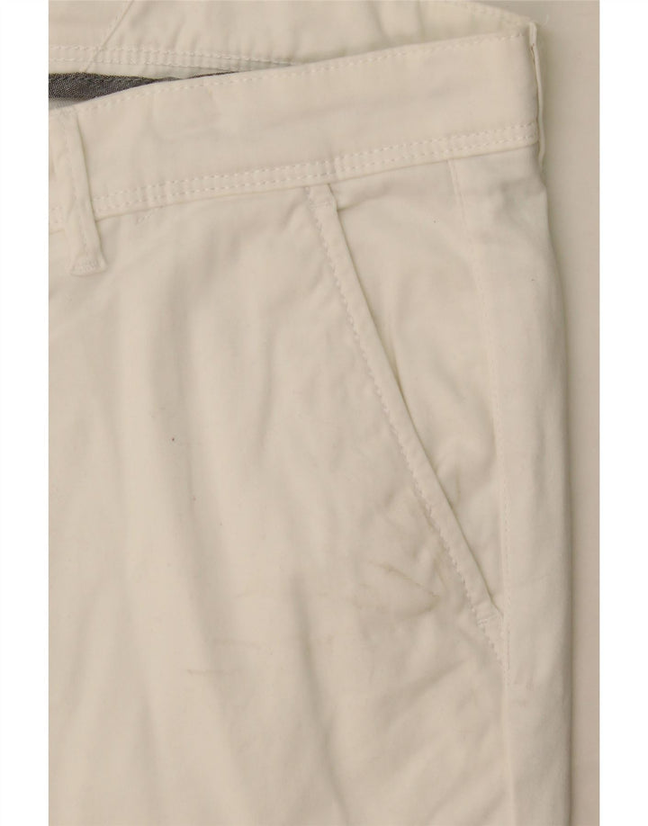 JACK & JONES Mens Chino Shorts Medium W32  White