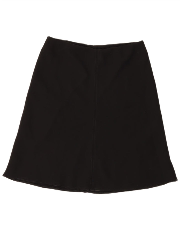Marks & Spencer Womens A-Line Skirt UK 14 Large W32  Black Polyester