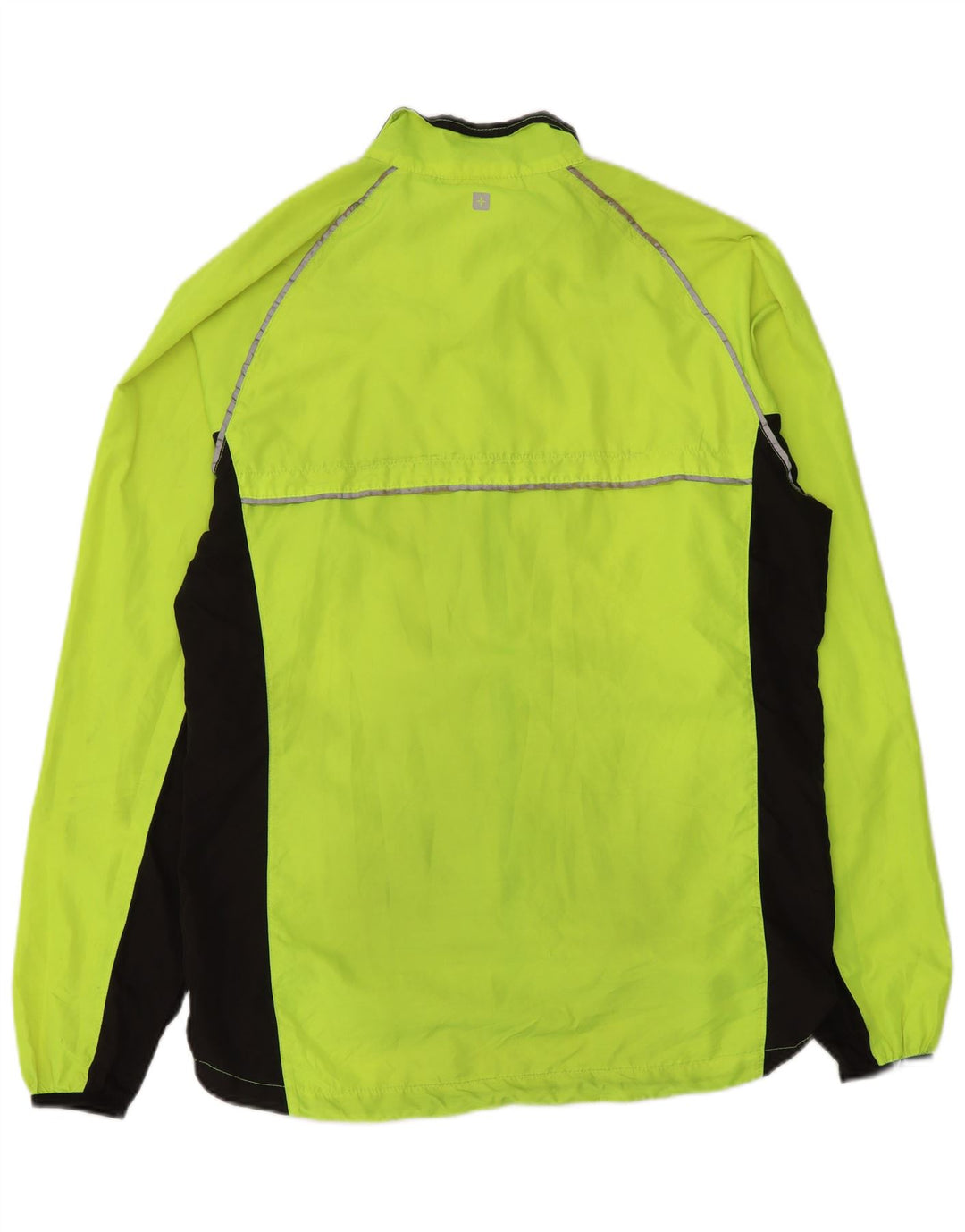 Mountain Warehouse Mens Rain Jacket UK 38 Medium Yellow Colourblock