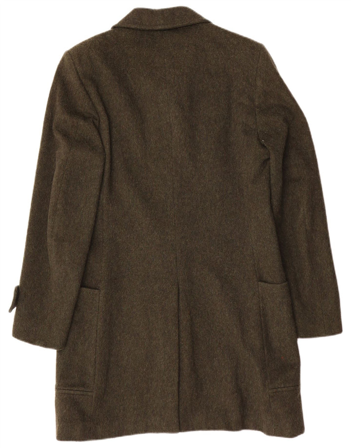 Tiglio Mens Overcoat IT 48 Medium Khaki