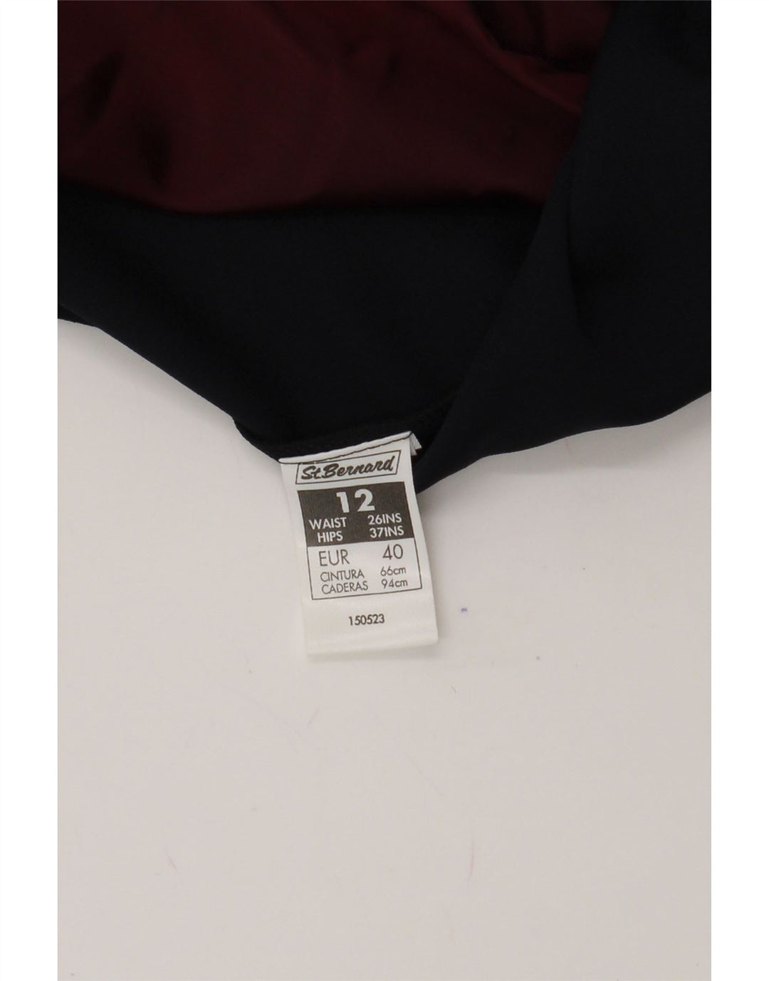 ST. BERNARD Womens Pencil Skirt UK 12 Medium W26  Navy Blue Vintage St. Bernard and Second-Hand St. Bernard from Messina Hembry 