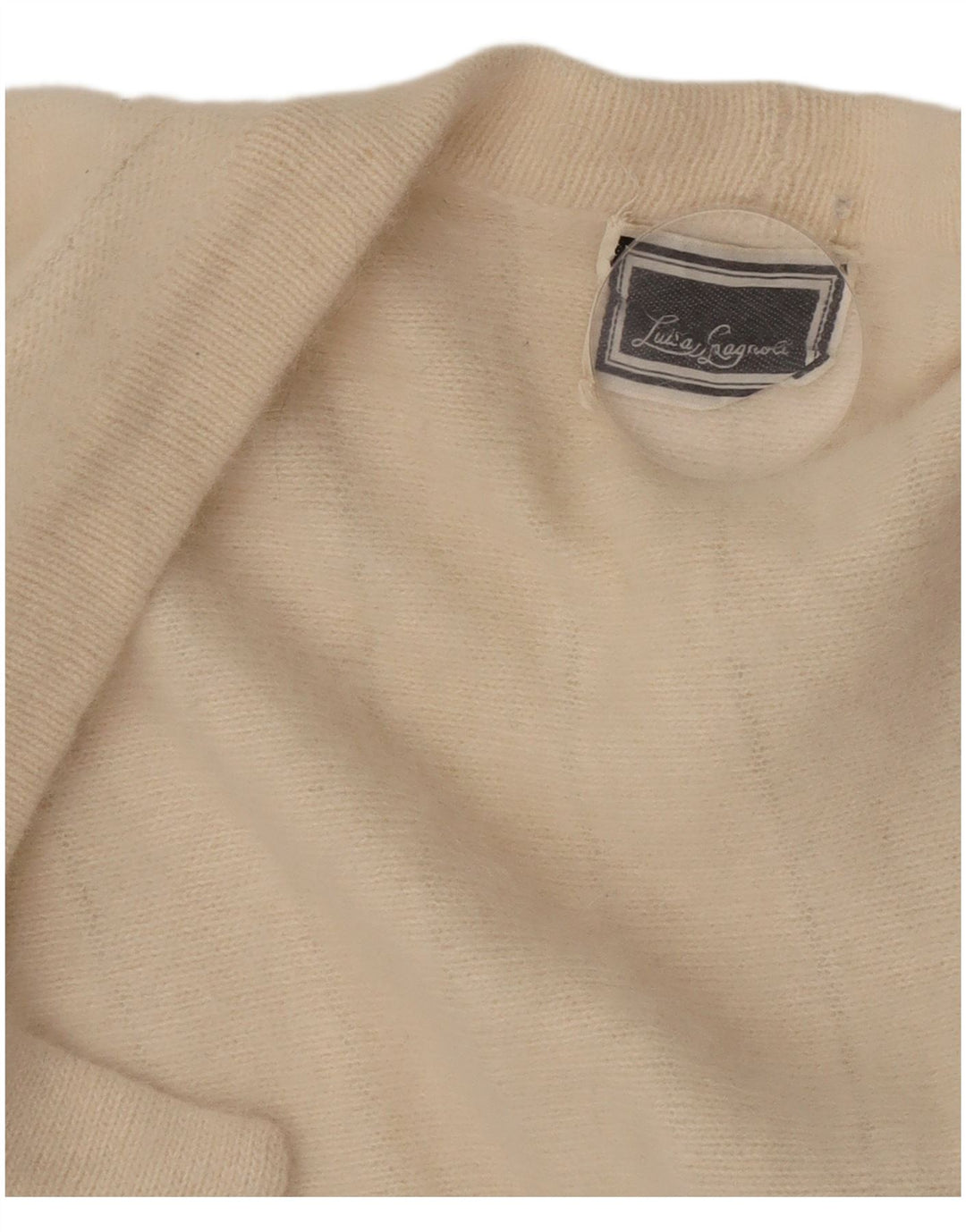 Luisa Spagnoli Womens Open Bolero Jumper UK 14 Medium Beige