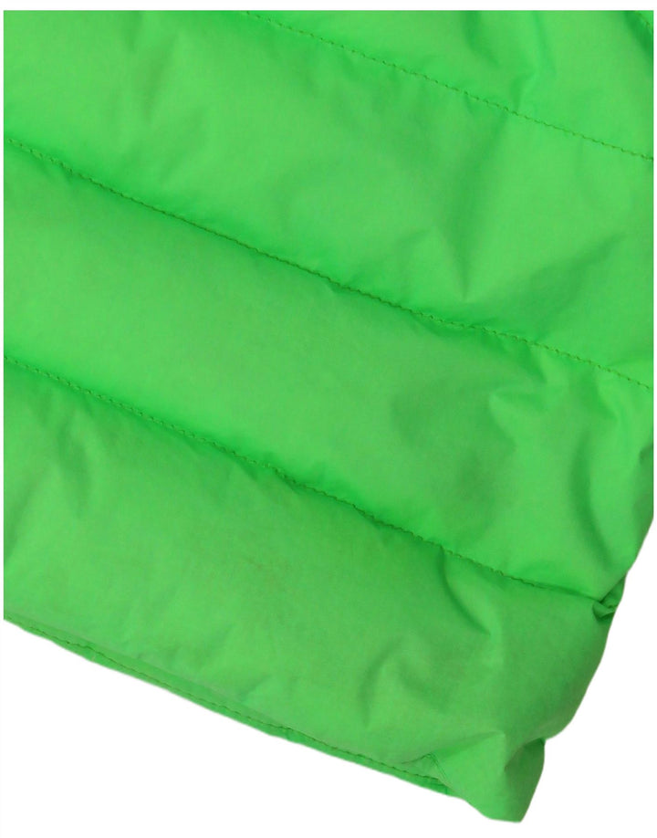 Diesel Boys Hooded Padded Jacket 10-11 Years Green Nylon