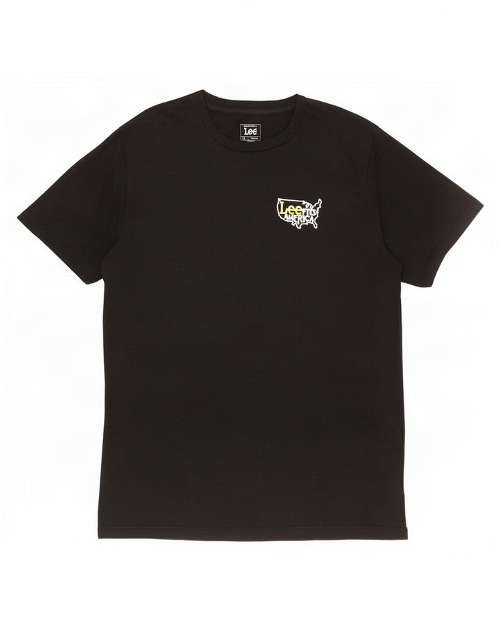 Lee T-Shirt Coupe Régulière Homme XL Noir Coton