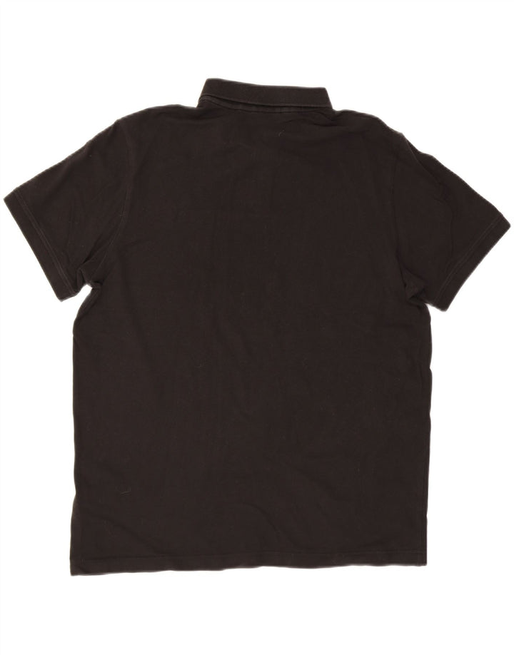 PUMA Mens Polo Shirt Large Black Vintage Puma and Second-Hand Puma from Messina Hembry 
