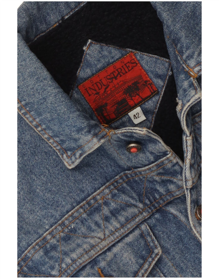 Cotton's Industries Womens Denim Jacket IT 42 Medium Blue