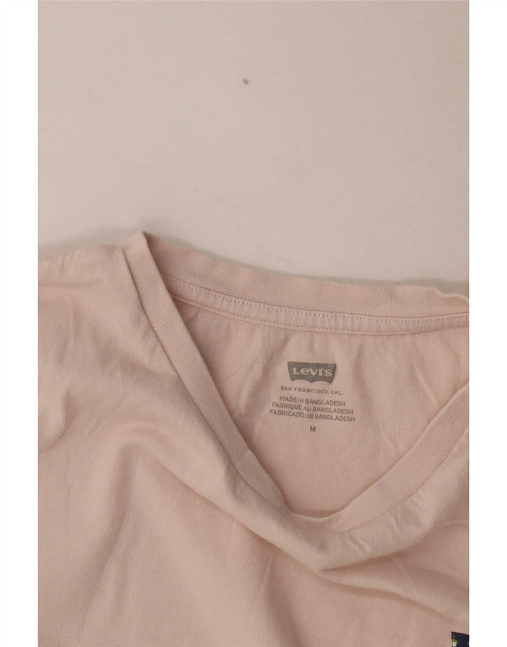 Levi's Womens T-Shirt Top UK 14 Medium Pink