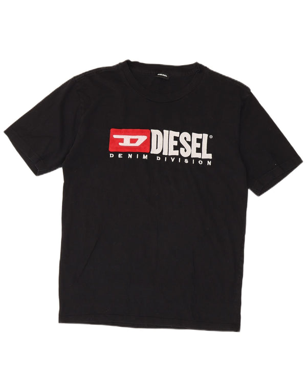T-shirt grafica da donna Diesel Top UK 18 XL Nera