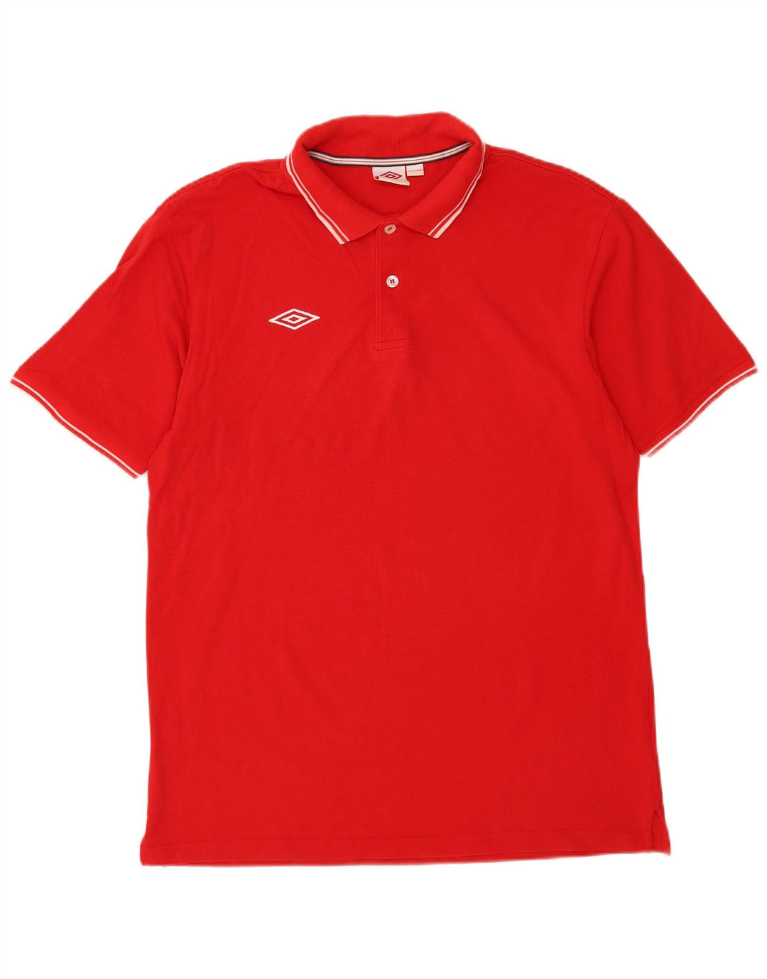 Polo Umbro da uomo 2XL in cotone rosso