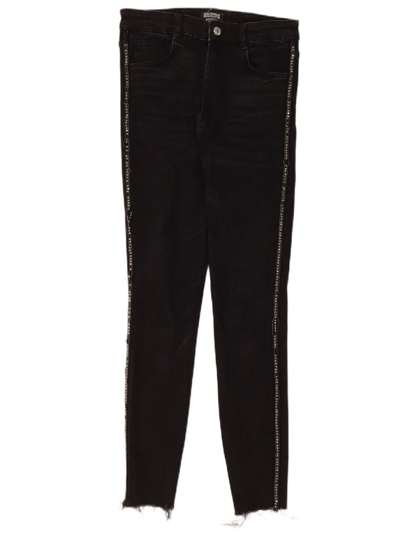 Zara Womens Skinny Jeans EU 38 Small W28 L28 Black