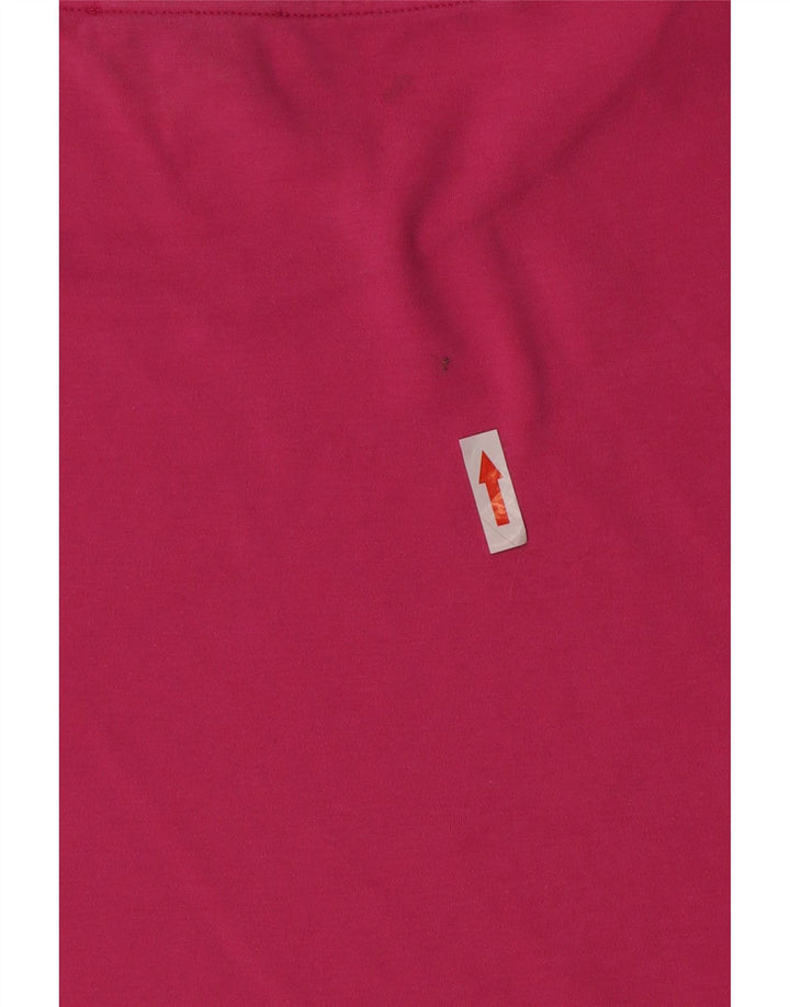 Max & Co. Womens Crop T-Shirt Top UK 14 Medium Pink