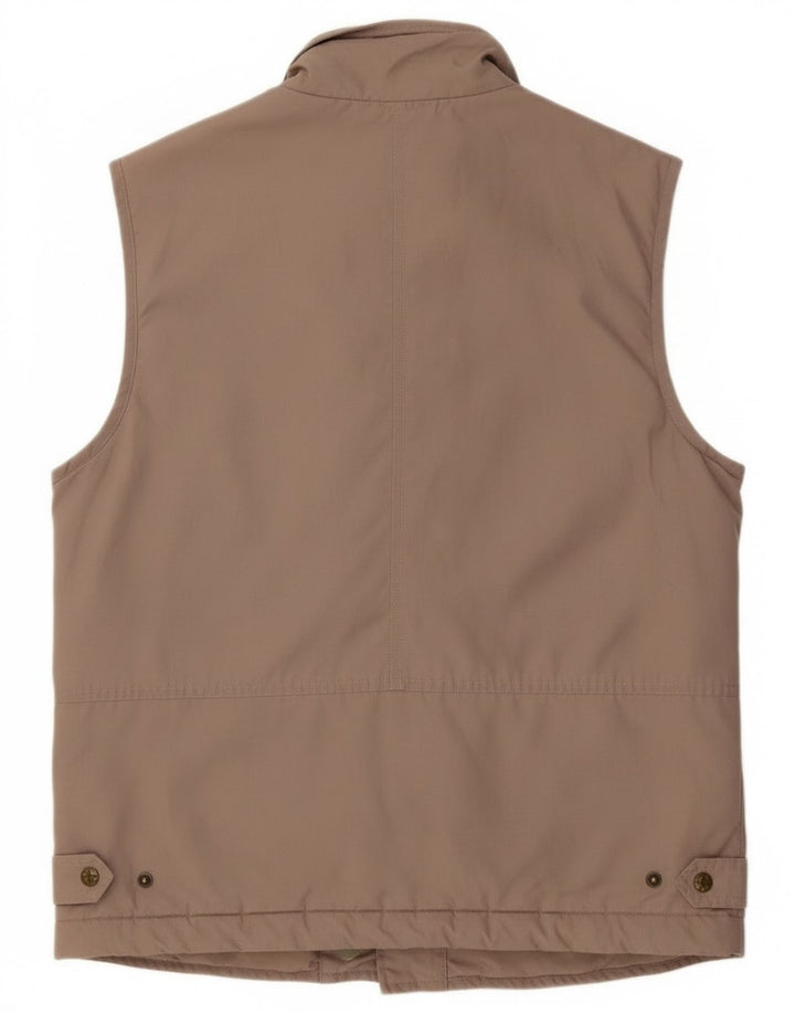 Vintage Womens Utility Gilet UK 18 XL Grey