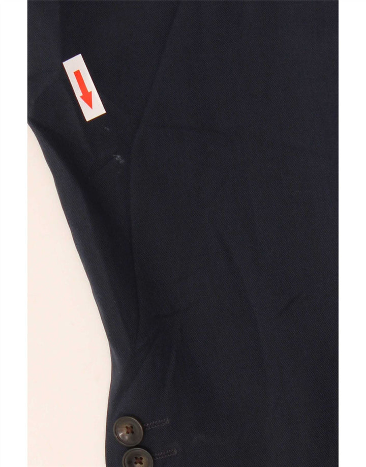 Marks & Spencer Veste blazer à 2 boutons pour homme UK 46 3XL Bleu marine Polyester
