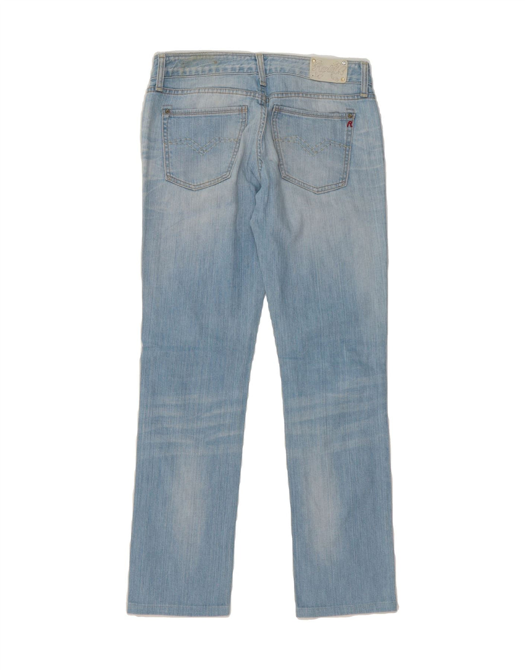 REPLAY Womens Straight Jeans W29 L29 Blue Vintage Replay and Second-Hand Replay from Messina Hembry 