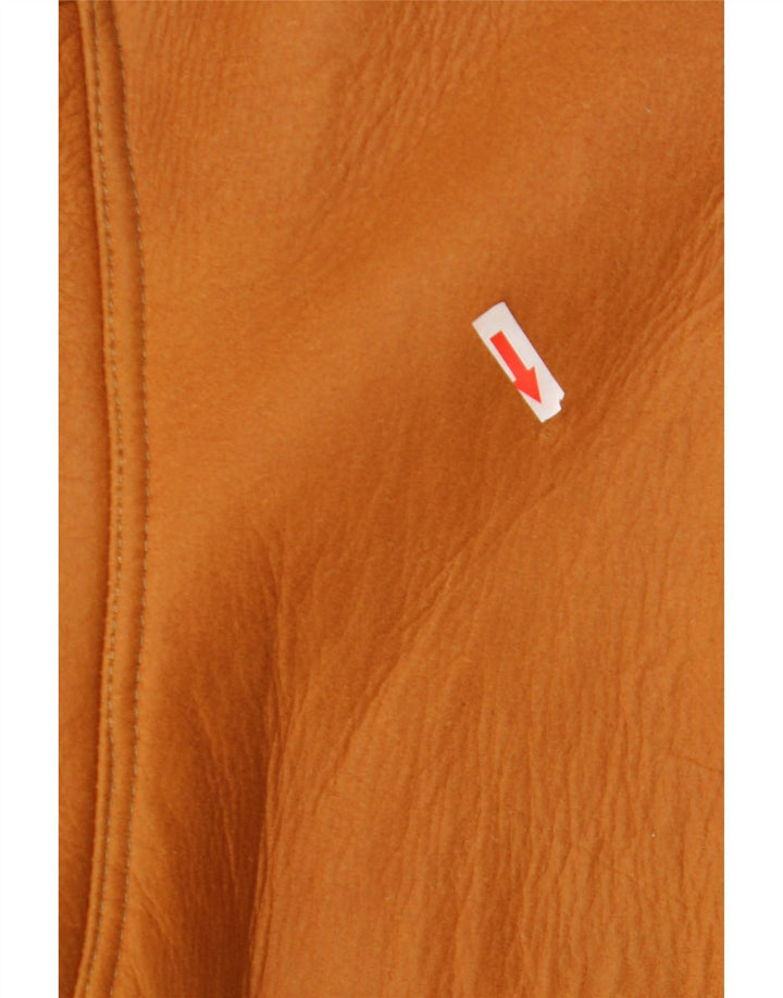 Vintage férfi Shearling dzseki IT 48 közepes barna