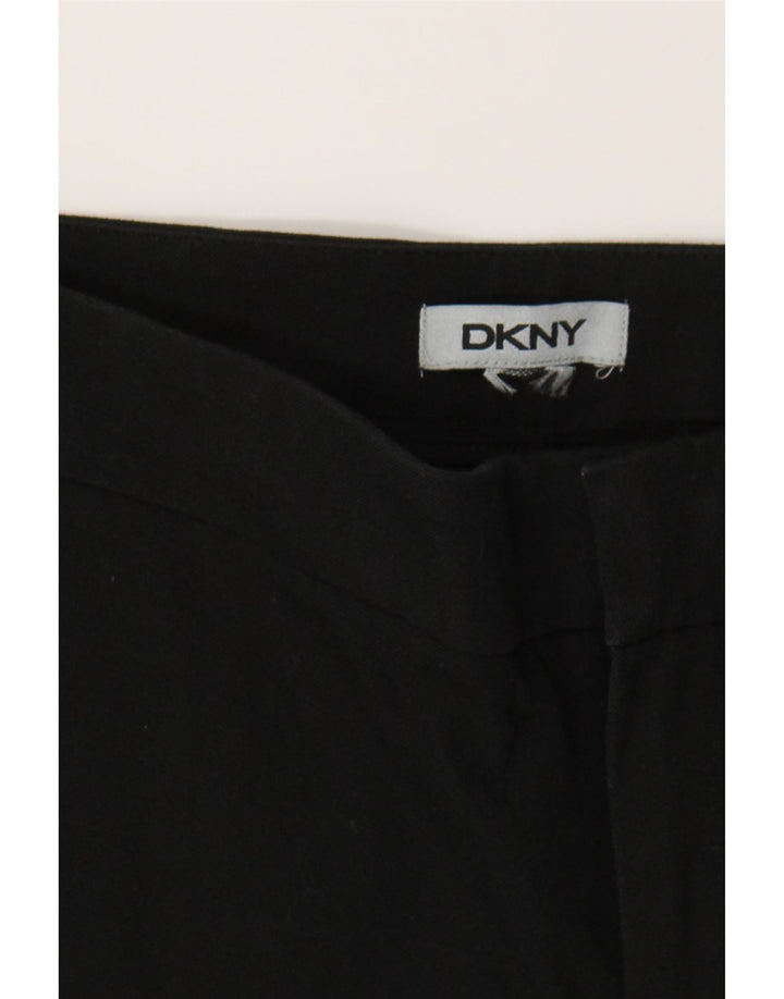 DKNY Womens Slim Capri Trousers W32 L26 Black Cotton Vintage Dkny and Second-Hand Dkny from Messina Hembry 