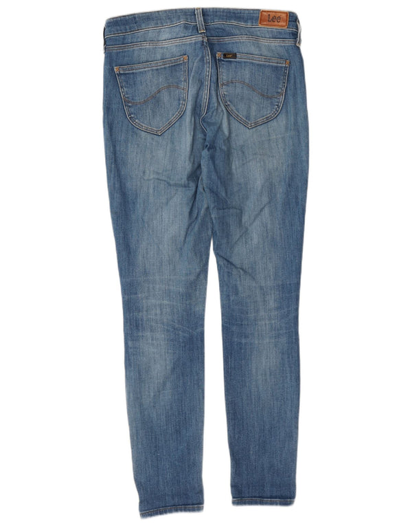 Lee Damen Scarlett Skinny Jeans W29 L31 Blaue Baumwolle
