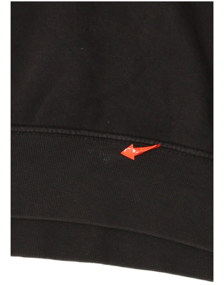 Nike Mens Sweatshirt Jumper Small Black Cotton