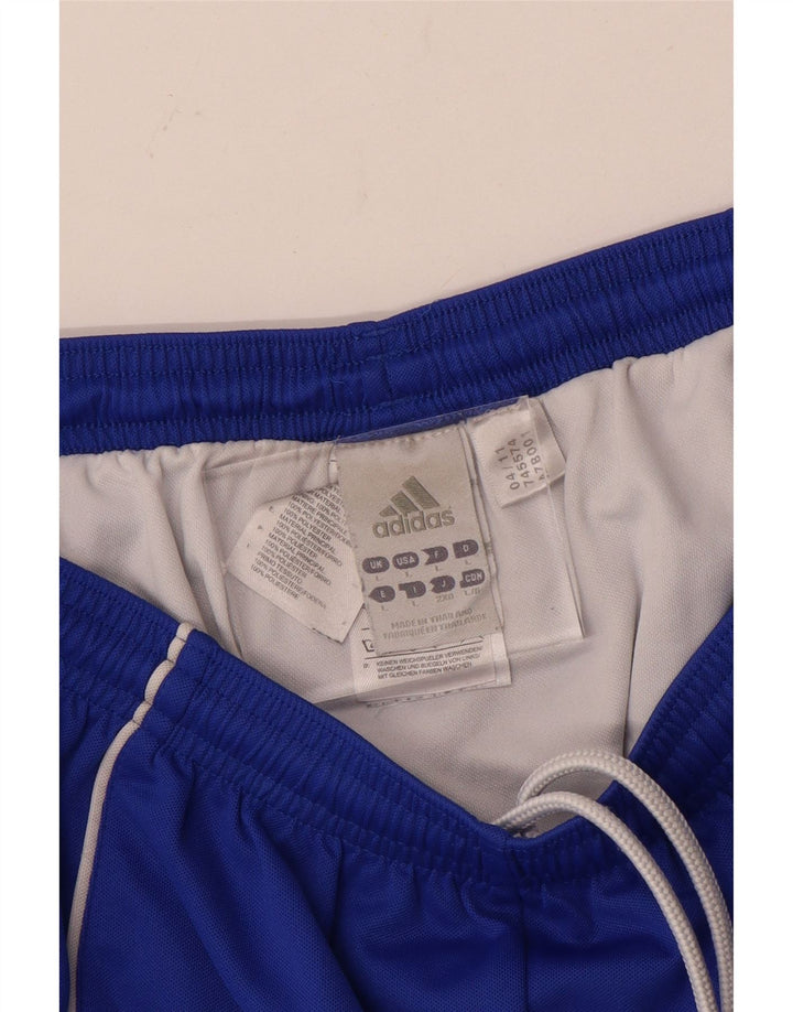 Pantaloni scurți sport pentru bărbați Adidas Climalite, mari, albastru, poliester