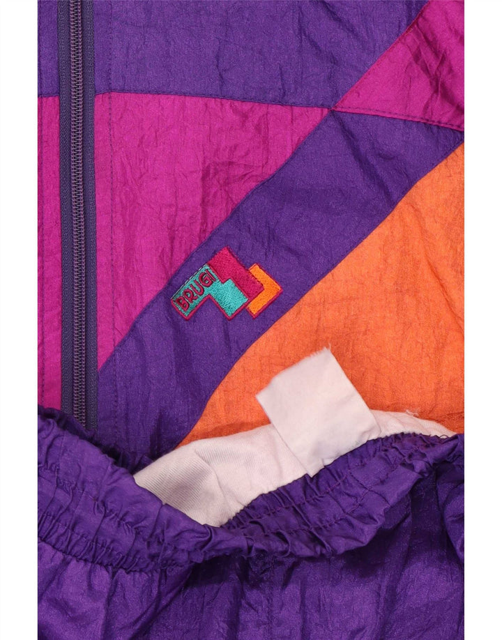 Tuta intera da uomo Brugi Large viola color block