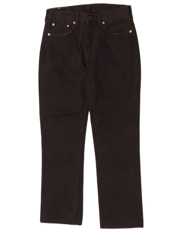 Levi's Herren 595 Straight Jeans W31 L29 Schwarz