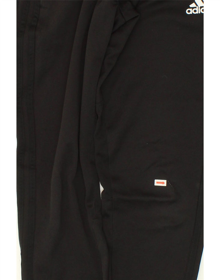 ADIDAS Womens Tracksuit Trousers UK 10 Small Black Polyester Vintage Adidas and Second-Hand Adidas from Messina Hembry 