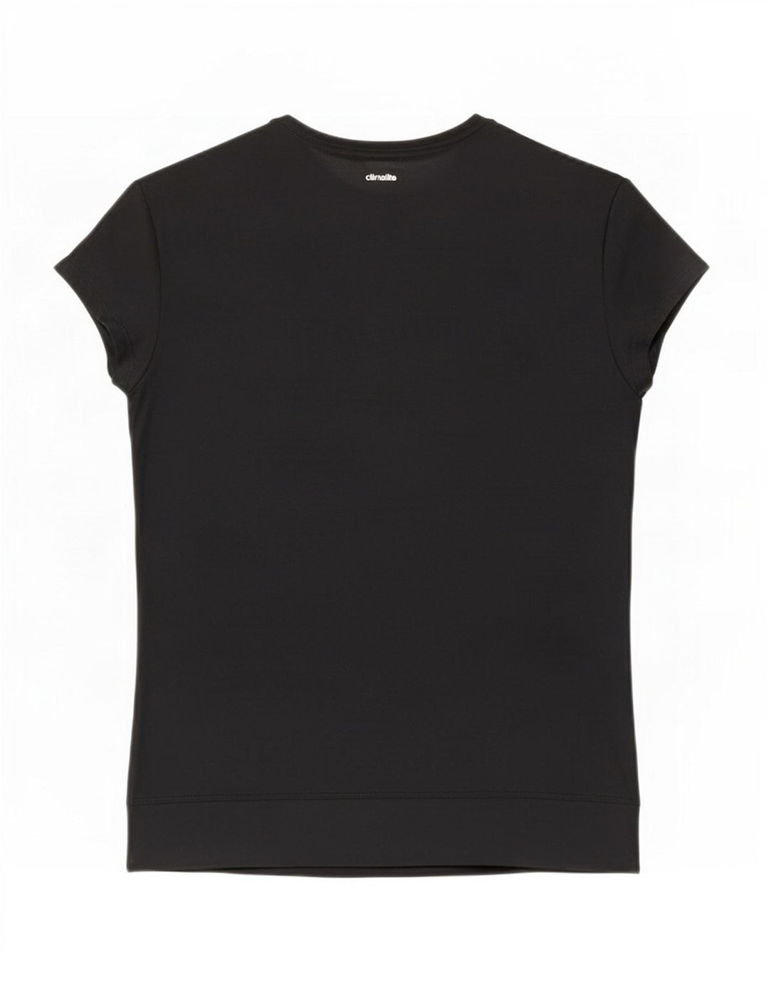 Adidas Dame Climalite T-Shirt Top UK 12/14 Medium Sort Polyester