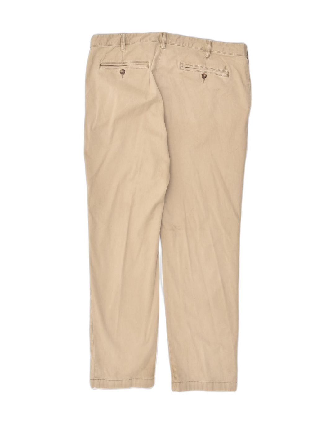 NAUTICA Mens Slim Casual Trousers W34 L32  Brown Cotton | Vintage Nautica | Thrift | Second-Hand Nautica | Used Clothing | Messina Hembry 
