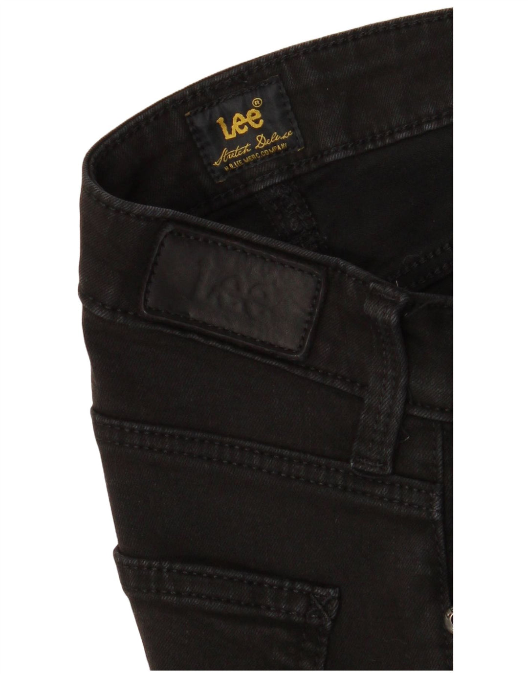 Lee Straight Jeans til kvinder W26 L28 Sort