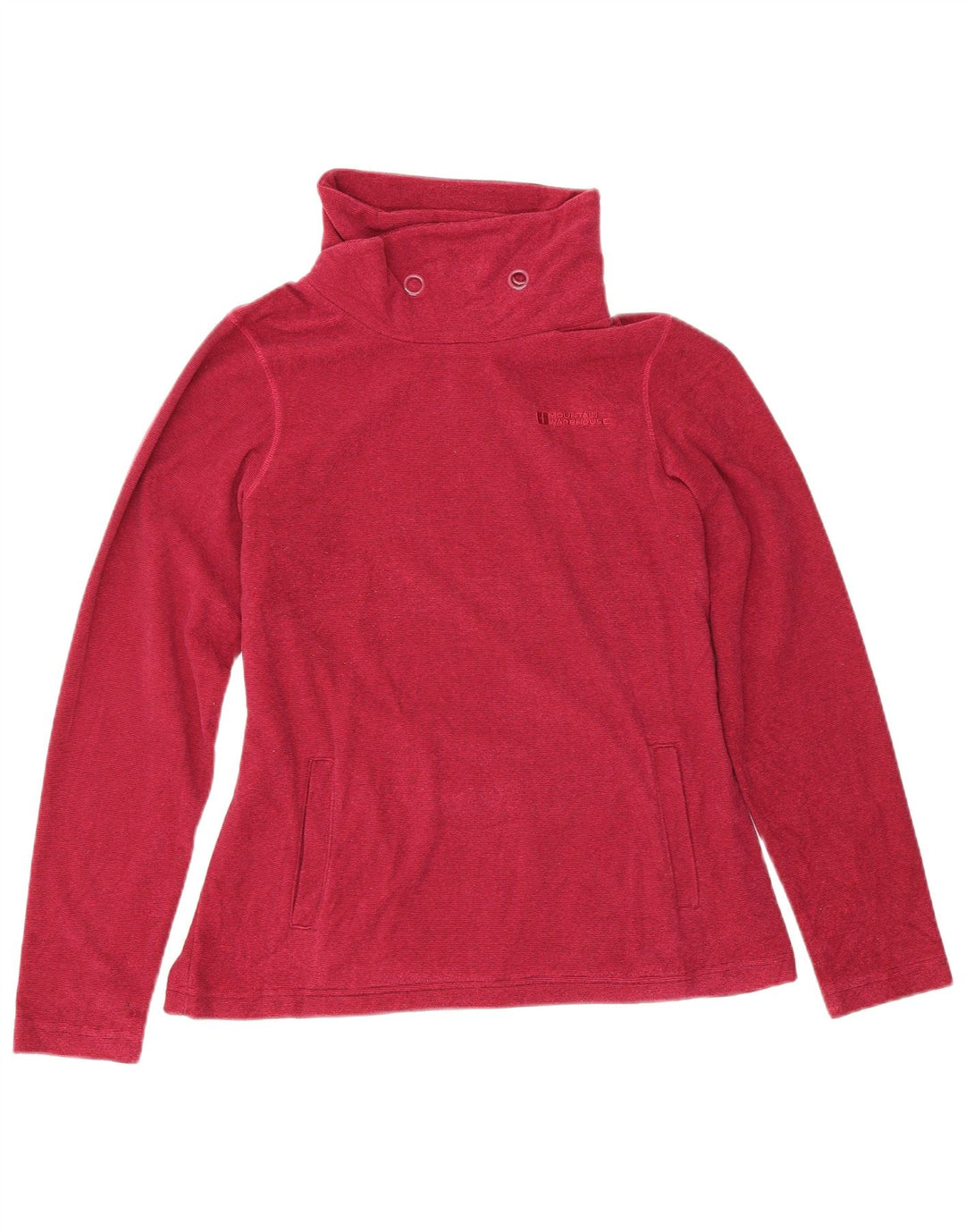 Mountain Warehouse Damen-Fleecepullover UK 12 Mittelrotes Polyester