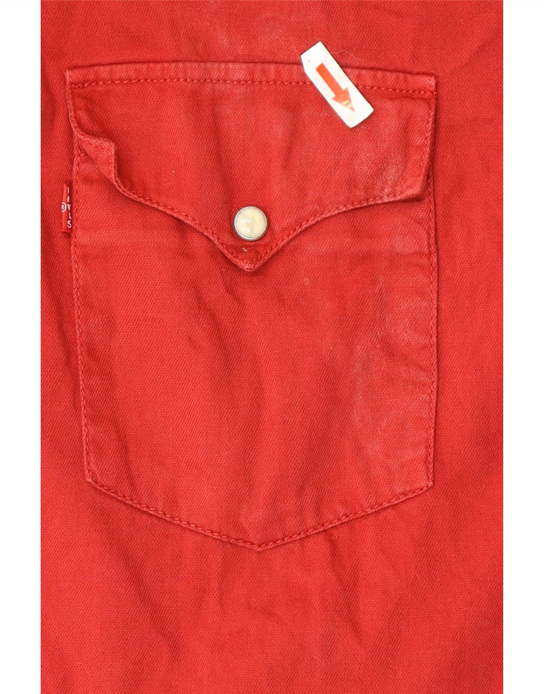 Camicia Levi's da uomo 2XL in cotone rosso