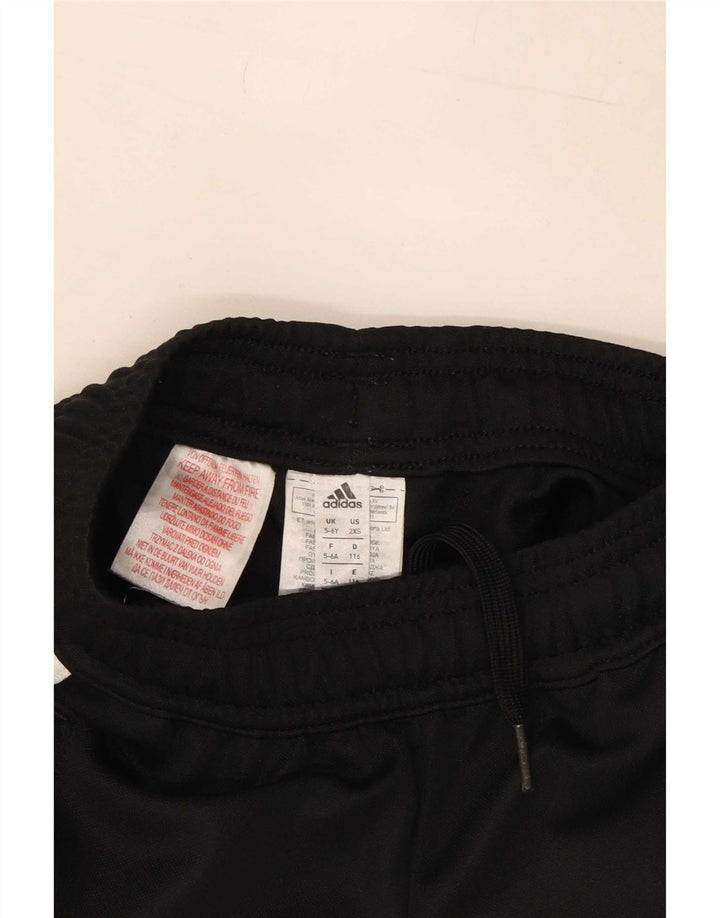 Adidas Boys Climacool Tracksuit Trousers 5-6 Years Black Polyester