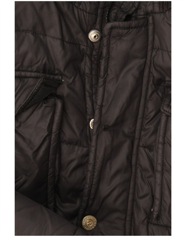 Piumino Uomo Sergio Tacchini con Cappuccio IT 52 XL Nero Poliammide