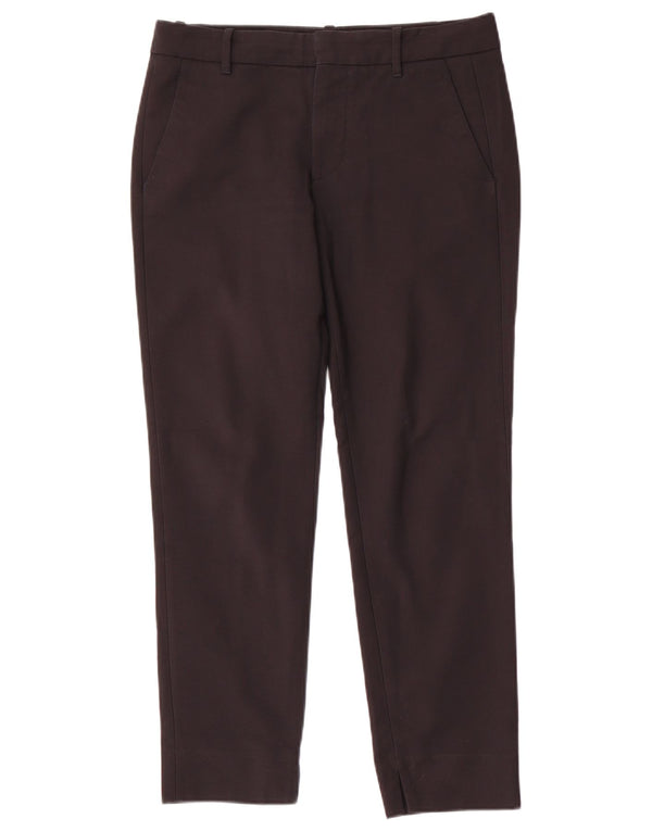 Pantaloni chino slim da donna Zara piccoli W26 L27 cotone nero