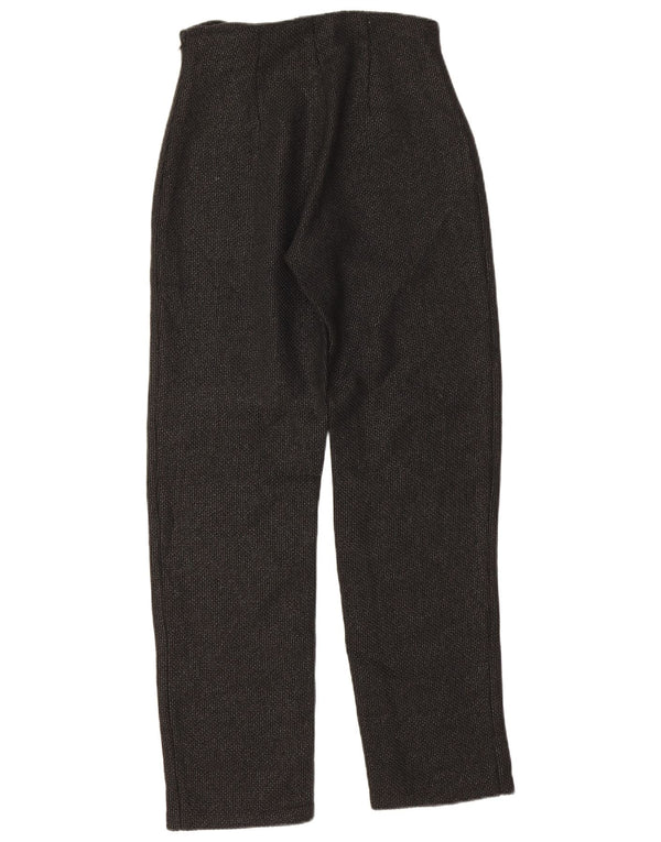 Pantaloni casual a vita alta da donna Krizia IT 42 medio W24 L29 Nero