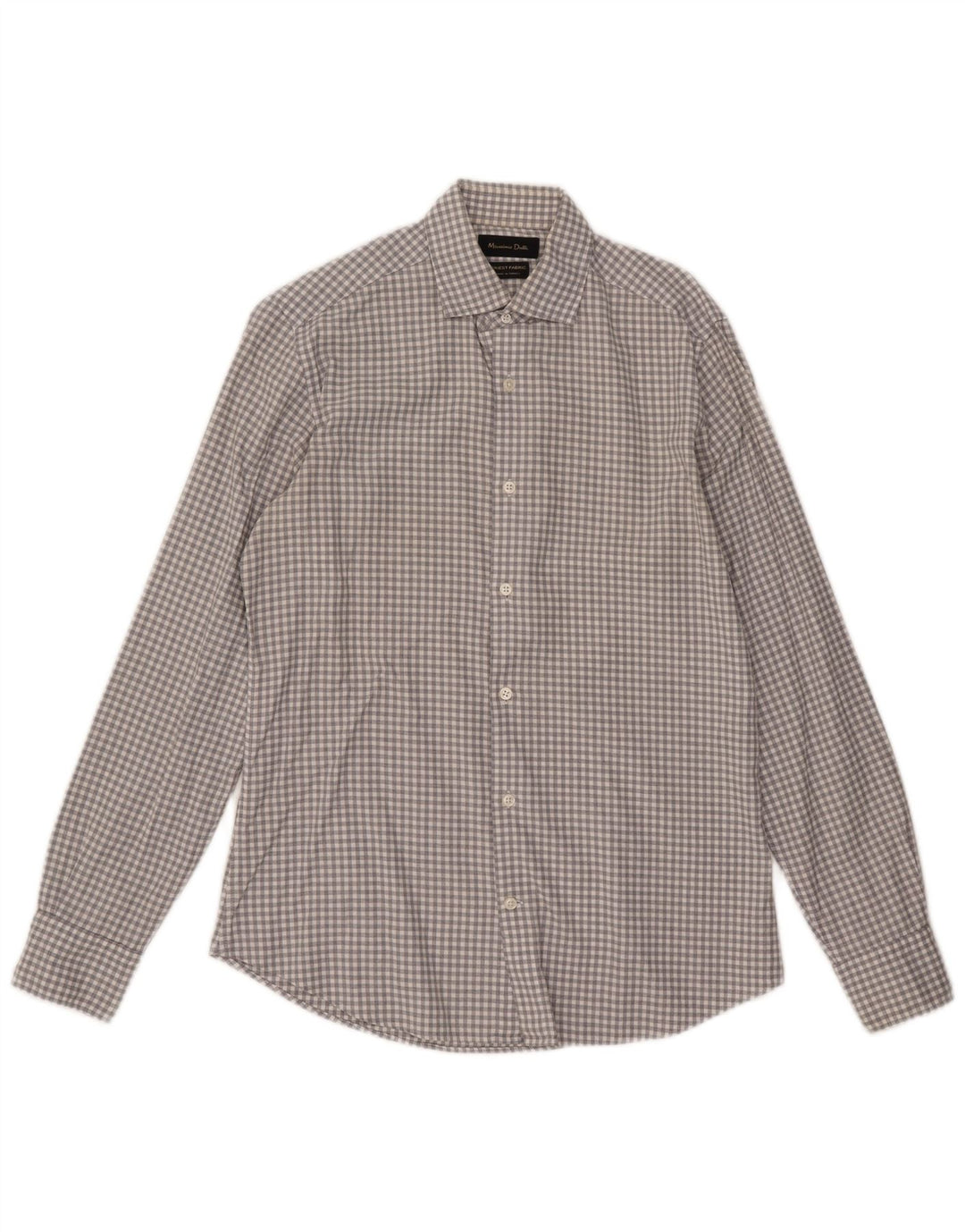 Massimo Dutti Herrenhemd Small Grey Gingham