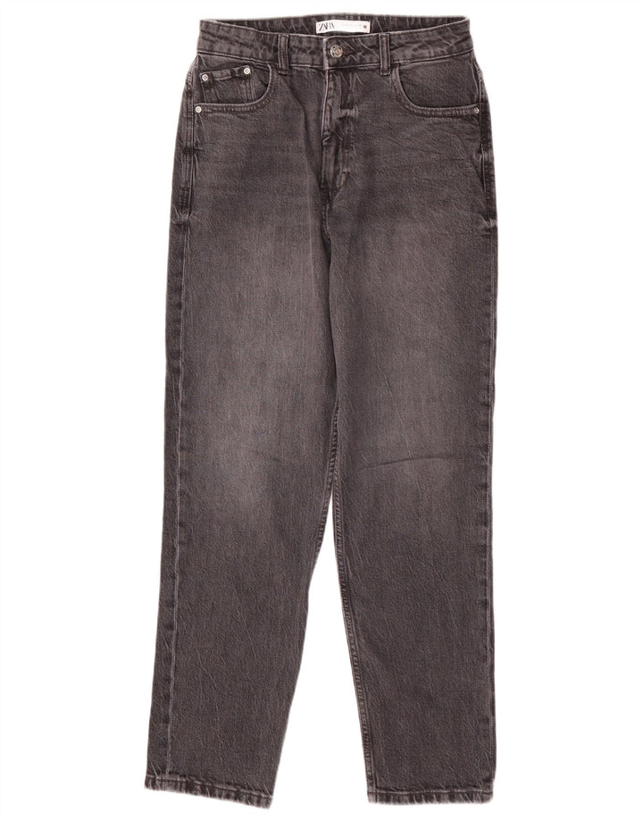 ZARA Dame Slim Jeans EU 36 XS W26 L28 Grå