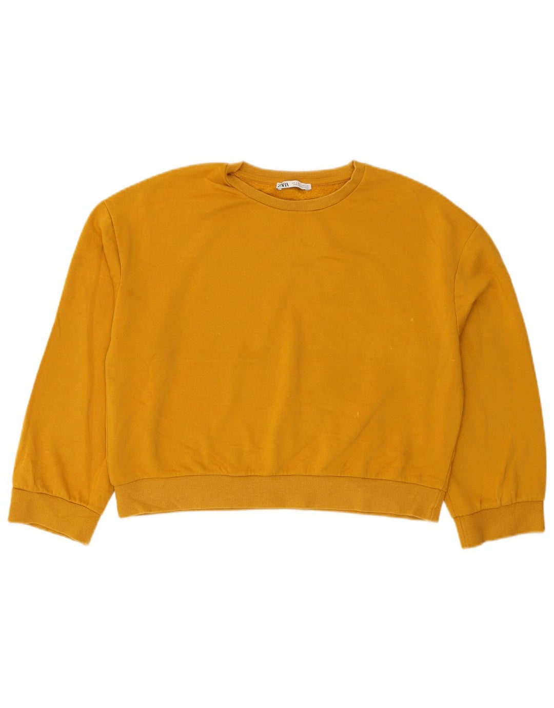 Женский свитер оверсайз Zara UK 10, маленький желтый
